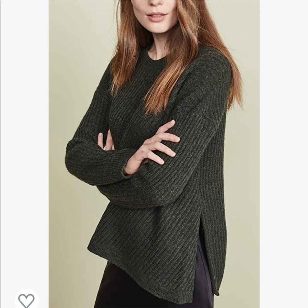 Vince Side Split Ribbed Sweater - image 1